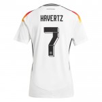 Günstige Fußballtrikots Deutschland Havertz 7 Frauens Heimtrikot EURO 2024 Kurzarm